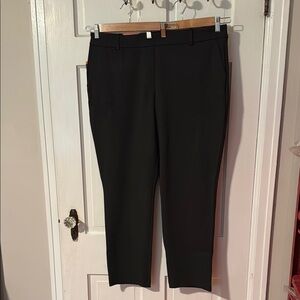 Dalia NWT Women's Midrise Narrow Leg Pull On Dress Pants Size XXL Dark Charcoal